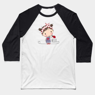 Cute Ladybug Baseball T-Shirt